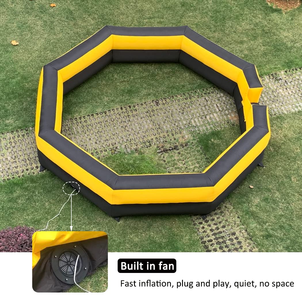Inflatable Gaga Ball Pit 20FT Portable Gaga Ball Pit Inflatable with Blower for Indoor Outdoor School Family Activities