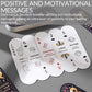 Roioiow Fun Mini Playing Cards - Narrow Deck of Cards Poker Game, for Travel,Camping and Party with Positive Messages