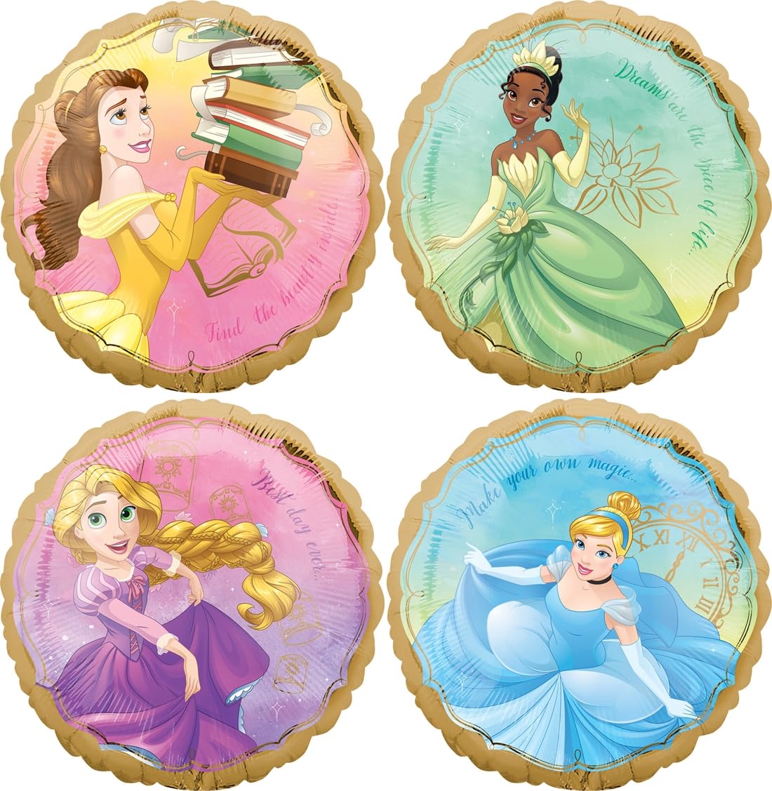 Princess Theme 3rd Birthday Party Supplies 8 Princesses Balloons Decoration