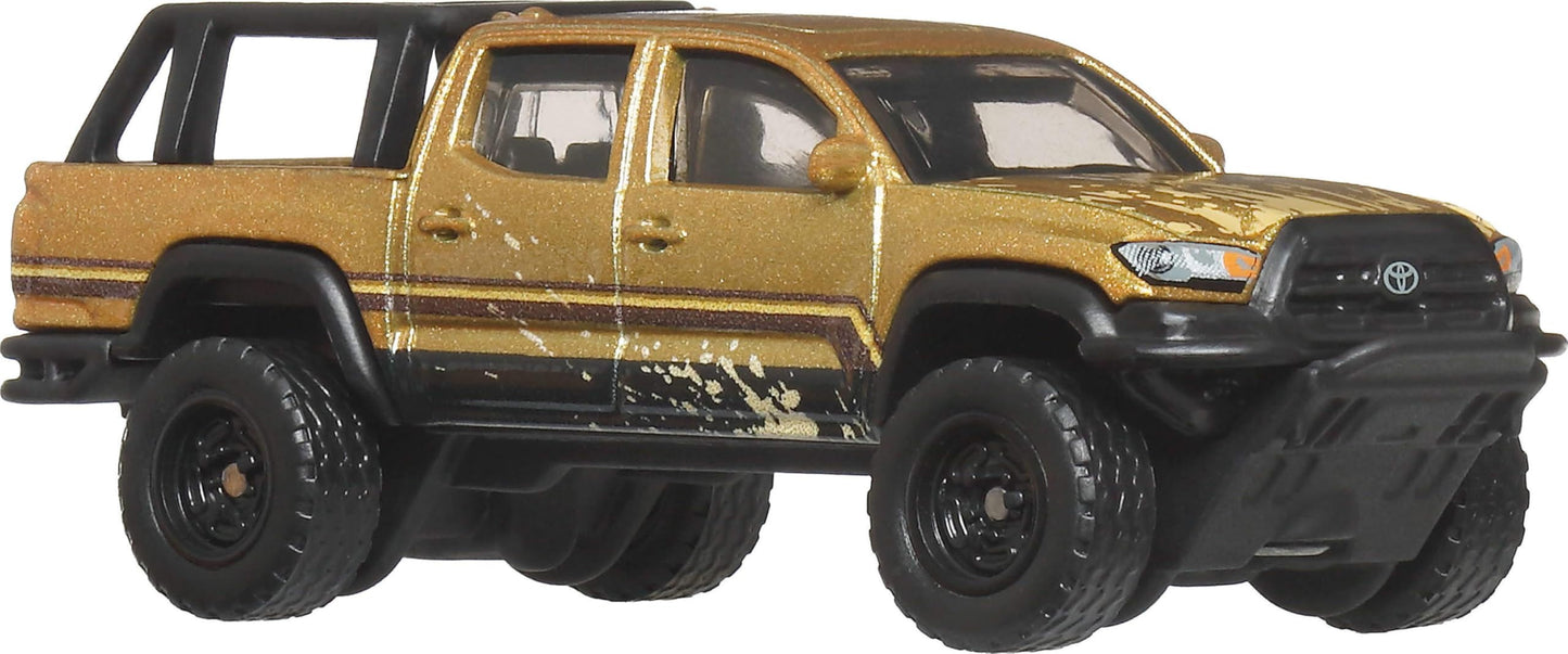 Matchbox Toy Cars, Desert Chase Escape 4-Pack of 1:64 Scale Die-Cast SUVs from the Movie, Includes Toyota 4Runner with Exclusive Deco, Collectible Set