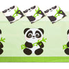 Blue Panda Panda Tablecloth - 54 x 108 in, Green, 3 Pack - Plastic Tablecloth - Disposable Table Cover for Panda Birthday Party Decoration & Theme