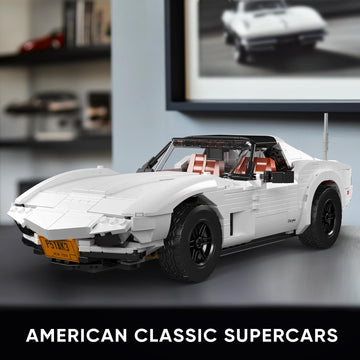 Mould King 10198 Technology Supercar Building Block Kits, Car Model Building Sets, MOC Car Gift for Adult Collections Enthusiasts, 1347 Pieces
