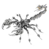 LONGPIN 3D Metal Scorpion Puzzle - Laser-Cut DIY Challenge, Lifelike Collectible Decor for Adults & Teens, for Puzzle Enthusiasts & Nature