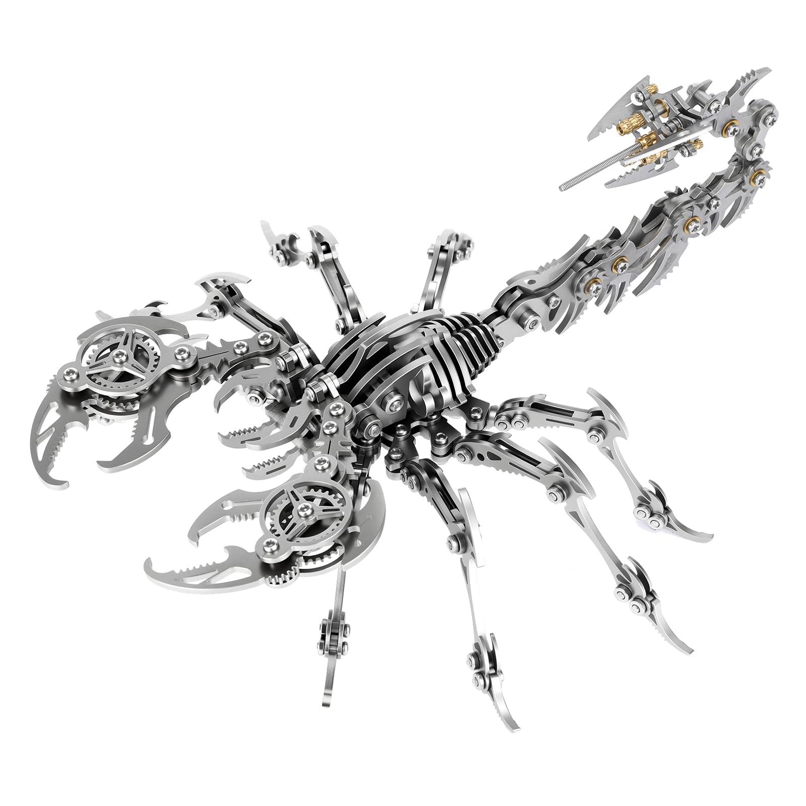 LONGPIN 3D Metal Scorpion Puzzle - Laser-Cut DIY Challenge, Lifelike Collectible Decor for Adults & Teens, for Puzzle Enthusiasts & Nature