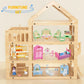 Princess Dollhouse Furniture Set, 48 Piece Luxury Miniature Accessories Collection with Living Room, Bathroom, Bedroom?Kitchen, TV Entertainment Set