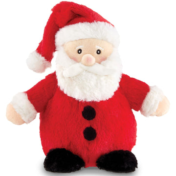Bearington Nick Santa Claus Christmas Stuffed Plush - 6" Soft Christmas Stuffies for Kids with Red and White Hat, Soft Fur, and Weighted Bottom