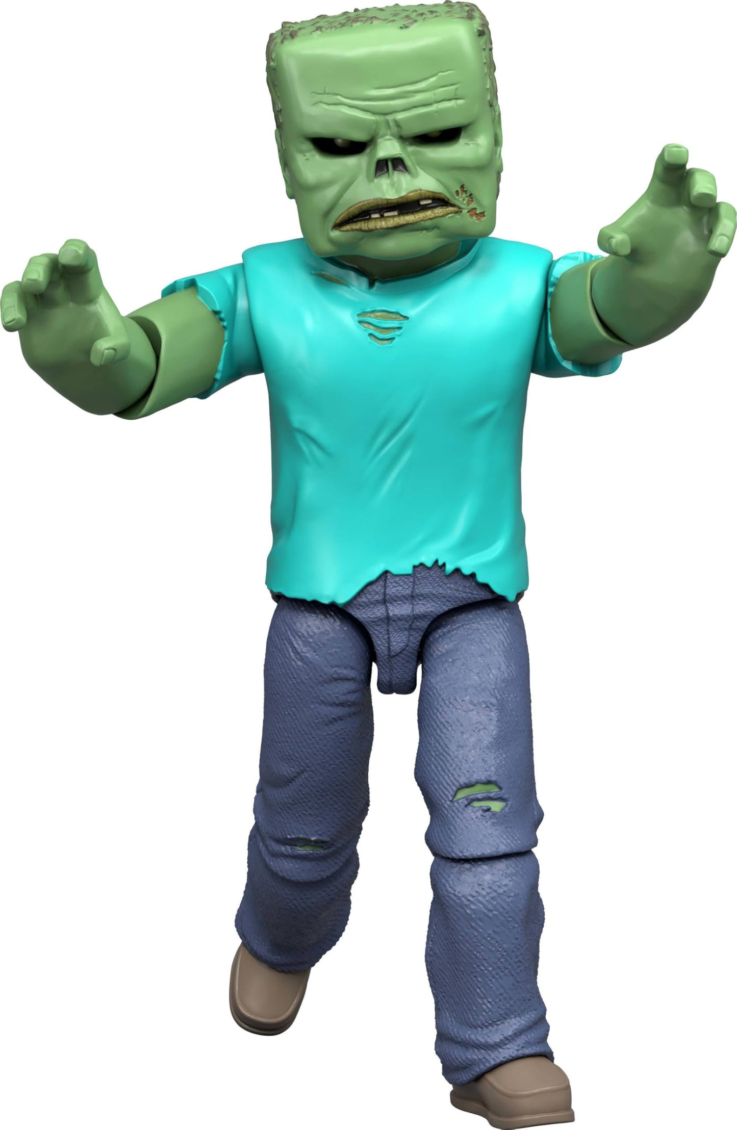 Mattel Minecraft Action Figure & Accessories Set, Zombie Posable Character Collectible Inspired by a Minecraft Movie, 3.25-inch Scale