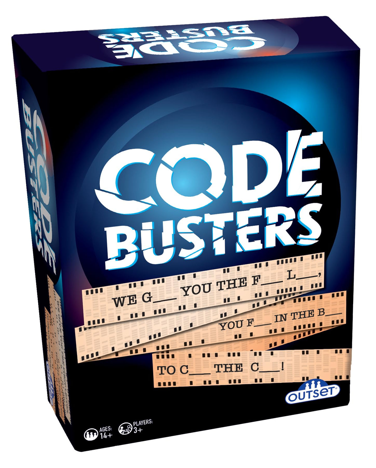 Outset Media Code Busters Card Game - for 3 or More Players Ages 14 and up