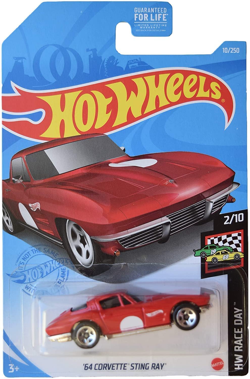 Hot Wheels '64 Corvette Sting Ray, [red] 10/250 Race Day 2/10