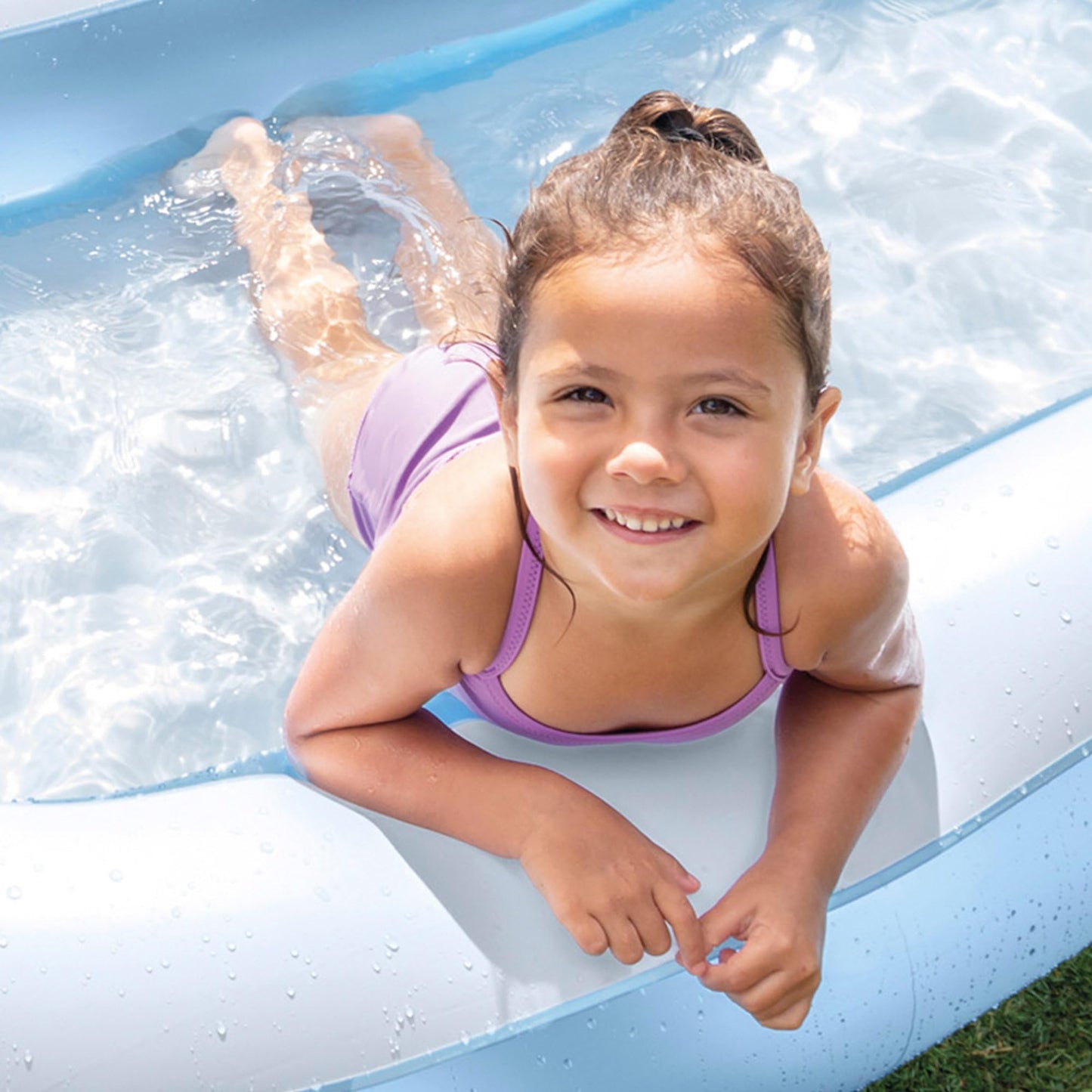 Rectangular Baby Pool with Soft Inflatable Floor