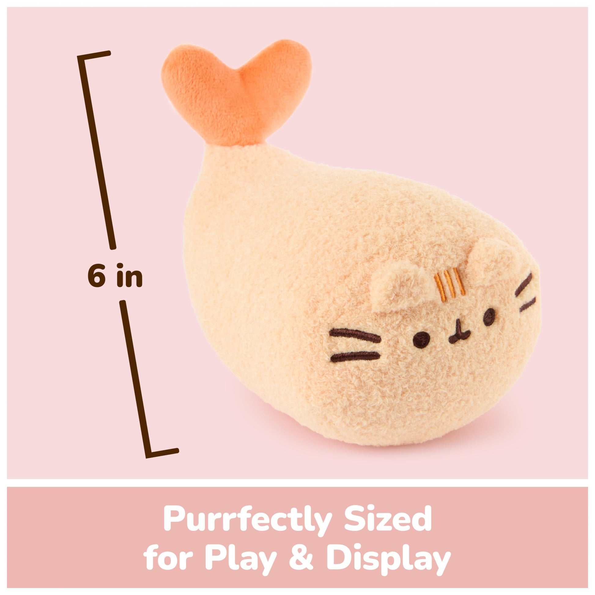 GUND Pusheen Bento Shrimp Tempura 6-Inch Plush Toy for Ages 8+