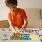 24pcs 1x8 Fences Building Block Toy Garden Farm Pieces Accessories Brown Fence Compatible with Major Brand