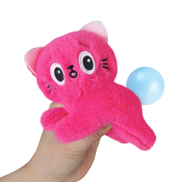 ORB Tootzeez Animals Plush Blind Box Keychain Charms - 1 Assorted Tootzeez Animal Fidget Plush Toy Charm - Squeeze for an Cute Toot Bubble