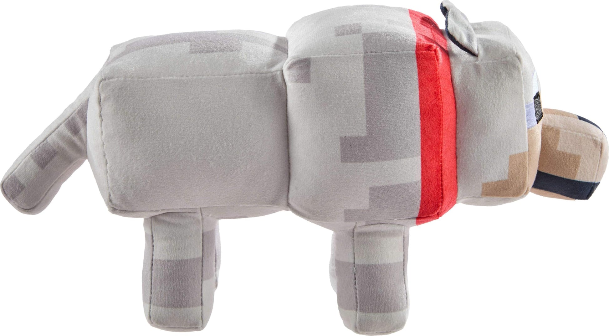 Mattel Minecraft Plush Tamed Wolf Toy, Stuffed Animal, 8-inch Soft Doll Inspired by Video Game Character