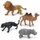 Safari Ltd. Wild TOOB - 12 Mini Figurines: Giraffe, Bear, Tiger, Camel, Lion, Crocodile, Gorilla, Hippo, Rhino, Zebra, Panther, Elephant - Educational