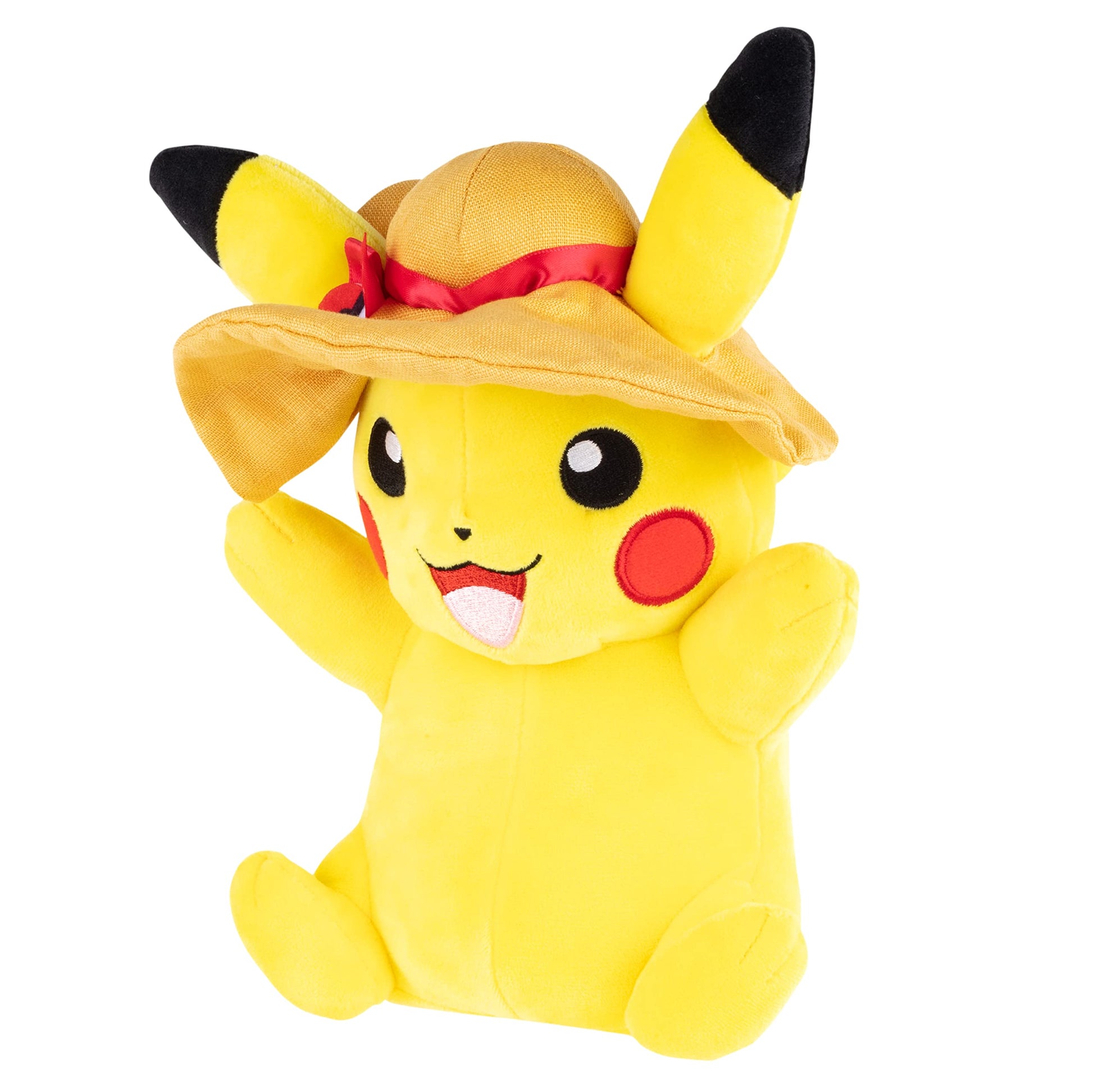 Pokemon 8" Pikachu Plush with Hat Accessory - Officially Licensed Limited Edition - Authentic Soft Stuffed Animal Toy Figure - Easter Basket Stuffer