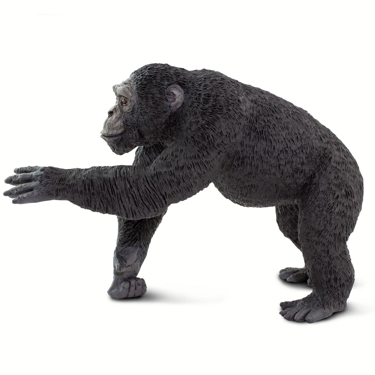Safari Ltd. Chimpanzee Figurine - Lifelike 4" Primate Figure - Educational Toy for Boys, Girls, and Kids Ages 1+