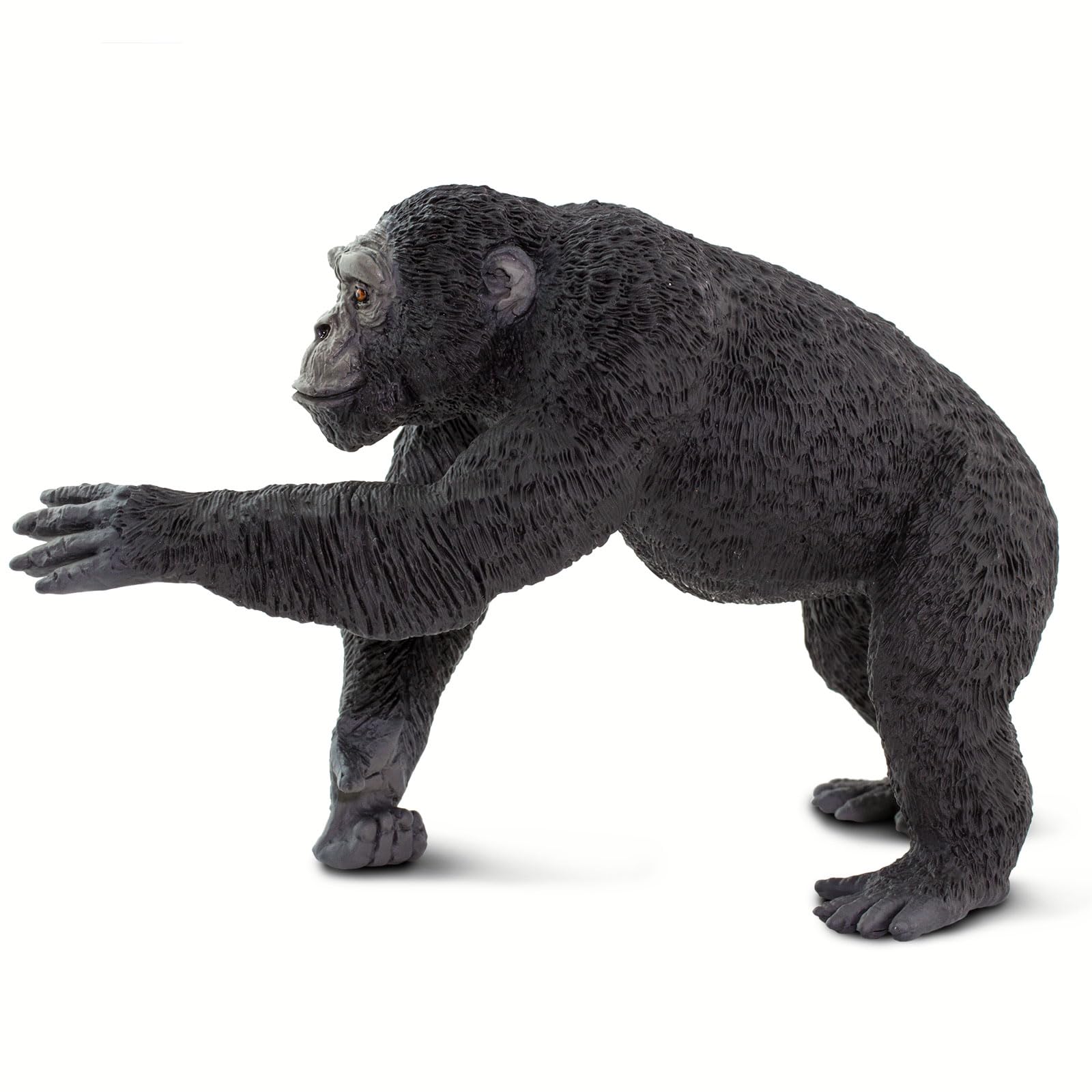 Safari Ltd. Chimpanzee Figurine - Lifelike 4" Primate Figure - Educational Toy for Boys, Girls, and Kids Ages 1+