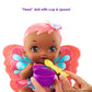 My Garden Baby HBH45 On The Fly 2-in-1 Baby Doll Carrier and Changing Bag (27-cm / 15.75-in) with 5 Accessories, Makes a for Kids Ages 3Y+, Multicolor