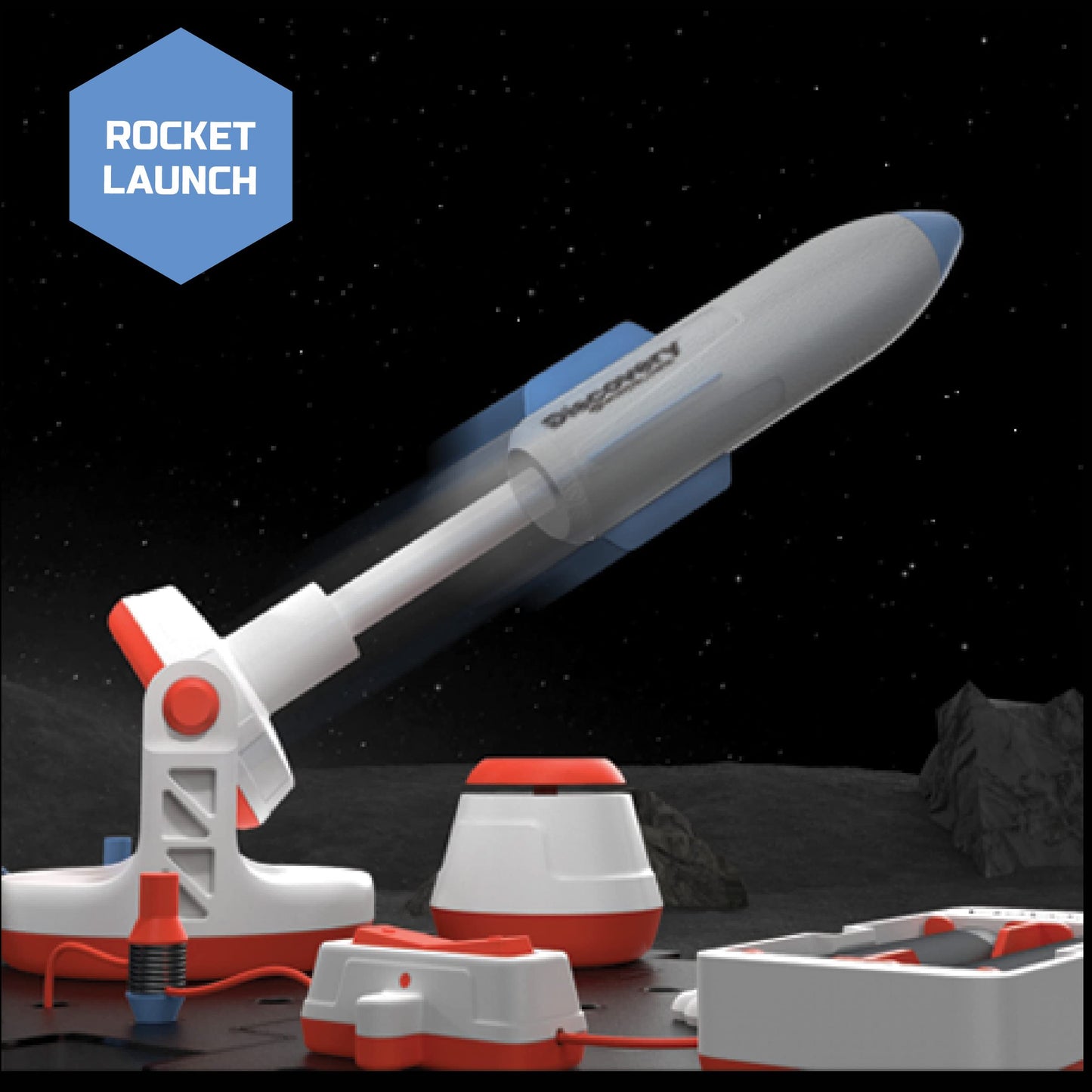 Discovery #Mindblown Circuitry Space Station Galactic Experiment Set, Build-It-Yourself Engineering Toy Kit, Explore The Science of Motion, Great Gift