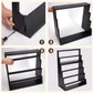 EAMC XHXX 6-Tier Trading Card Display Stand with Top Storage?Wood Detachable Card Display Stand?High Capacity Graded Card Display for Soprts Card