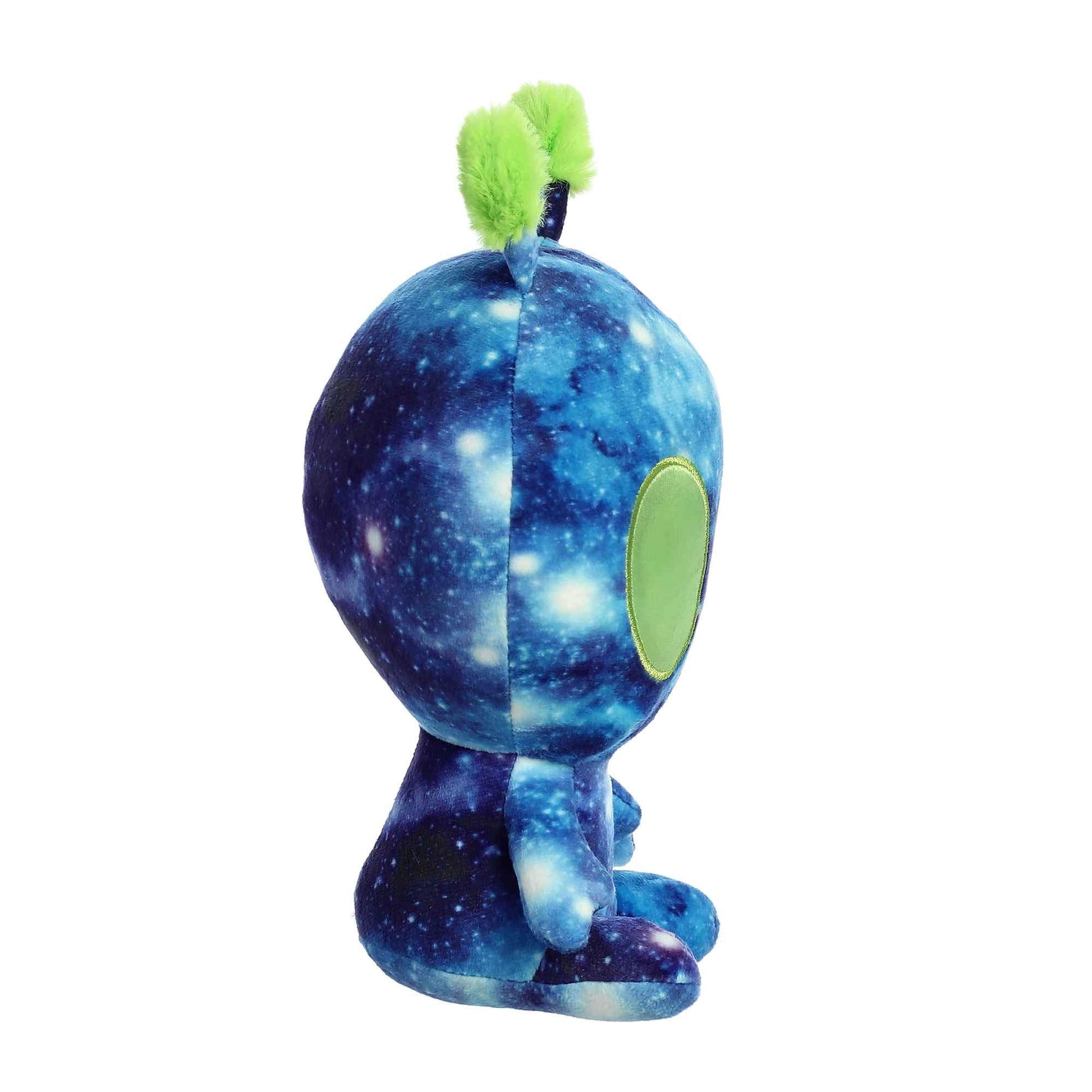 Aurora® Interstellar Galactic Cuties™ Nebula Light Up Alien Stuffed Animal - Cosmic Companions - Illuminating Fun - Blue 8 Inches