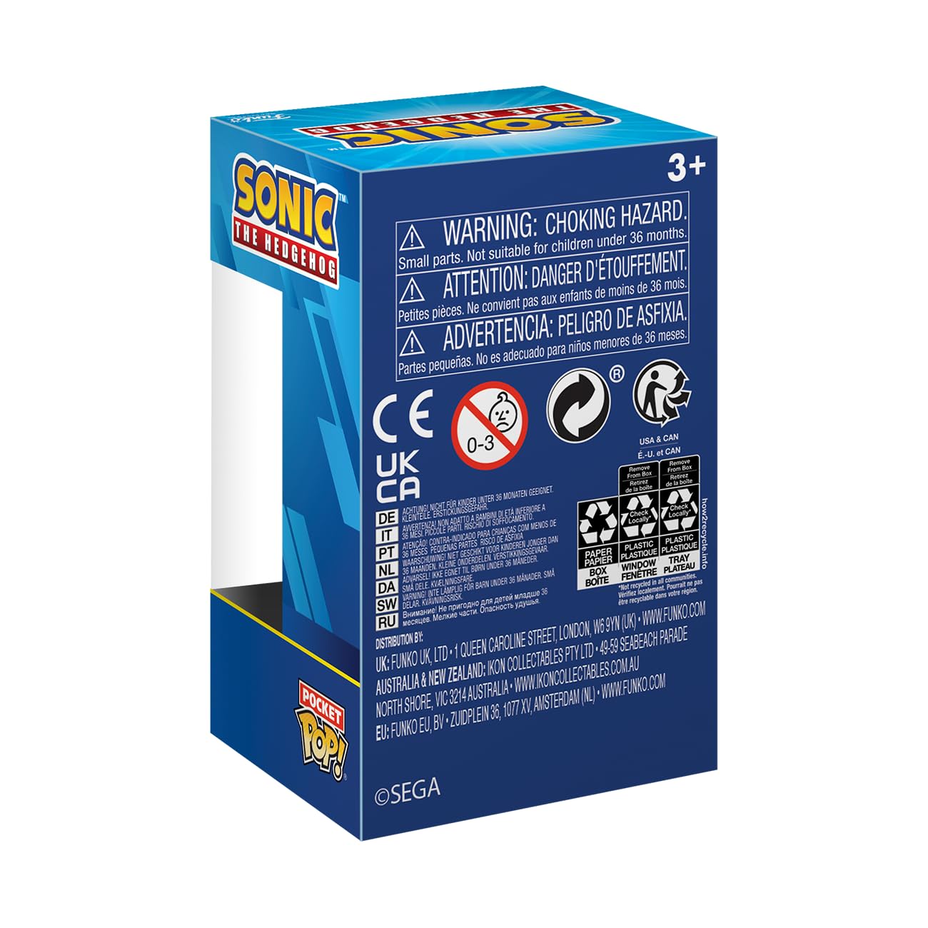Funko Pocket Pop! & Tee: Sonic - Kids (XS)