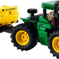 LEGO Technic John Deere 9620R 4WD Tractor Toy 42136 Building Toy - Collectible Model with Trailer, Featuring Realistic Details, Construction Farm Toy