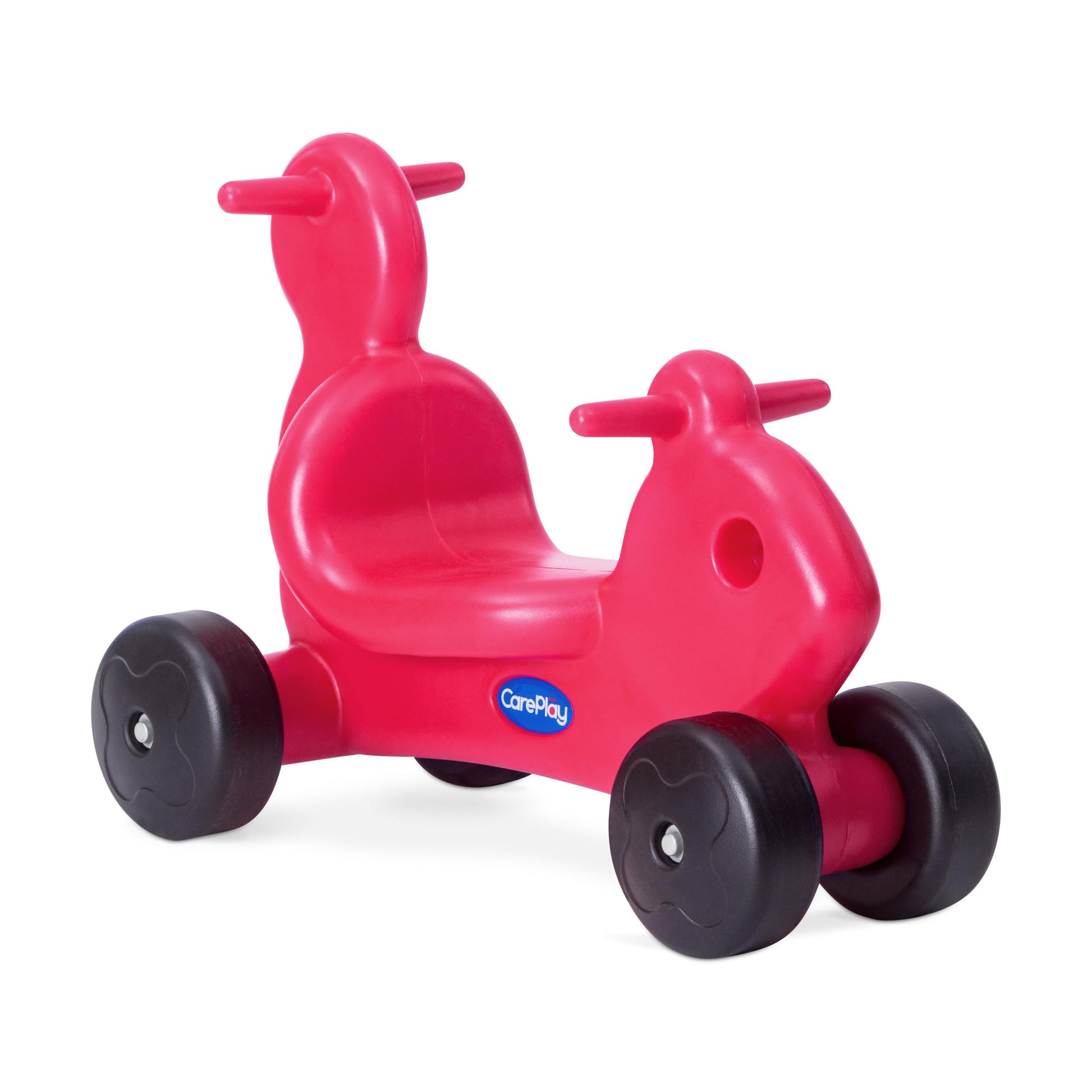 Careplay 2-in-1 Squirrel Push & Ride-on Toy, Indoor & Outdoor Use, Low Profile Seat, Recommended for Children up to 50lbs, Durable Construction, Made