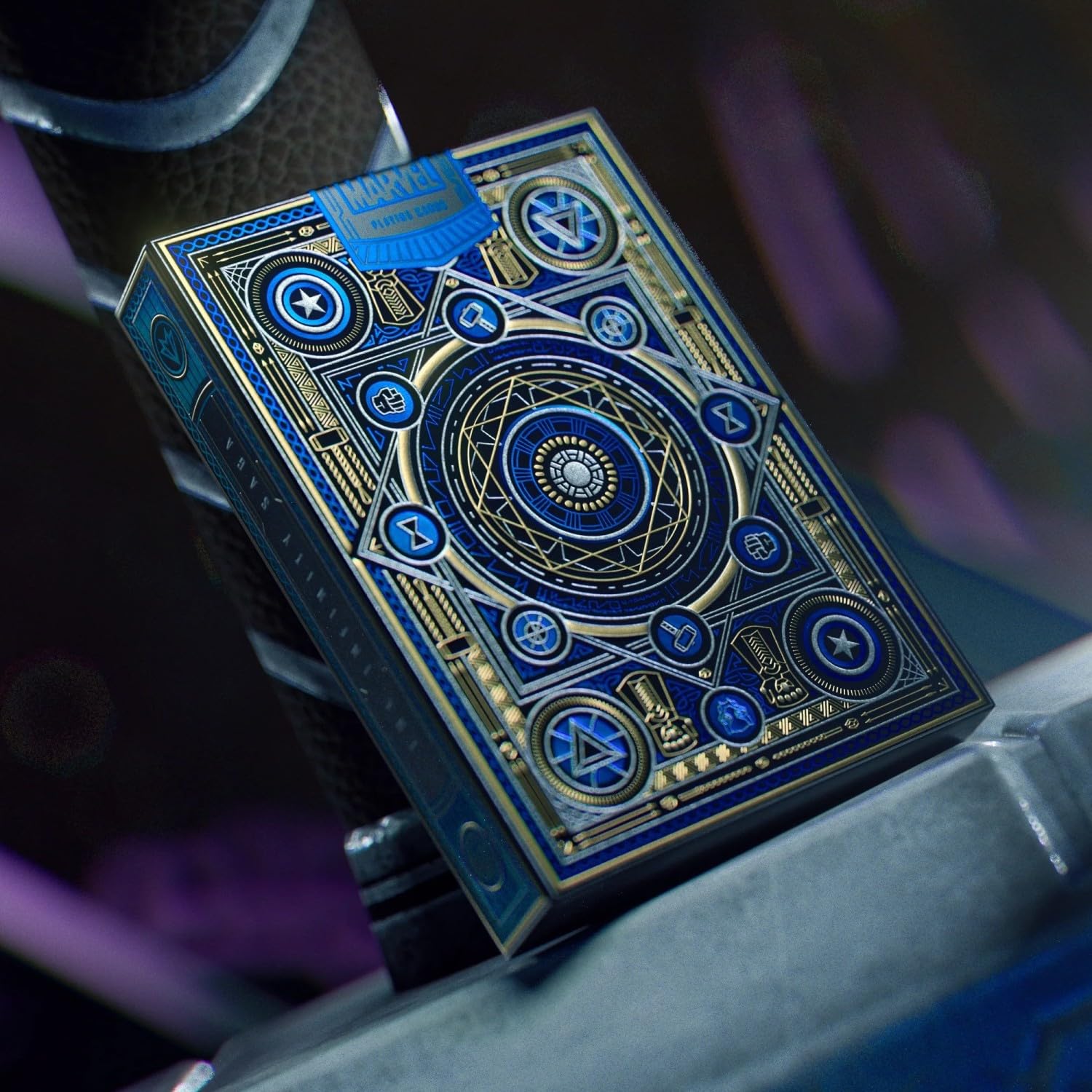 theory11 Avengers Blue Edition Premium Playing Cards - Marvel Studios' The Infinity Saga Deck