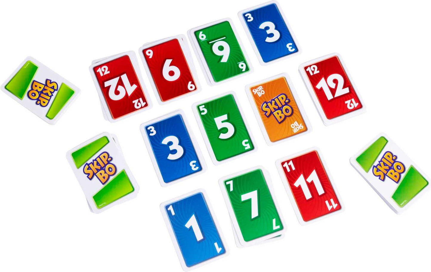 Mattel Games Skip Bo Card Game in Decorative Tin with 162 Cards, Sequencing Family Game for 2 to 6 Players, Kids Gift for Ages 7 Years & Older (Amazon