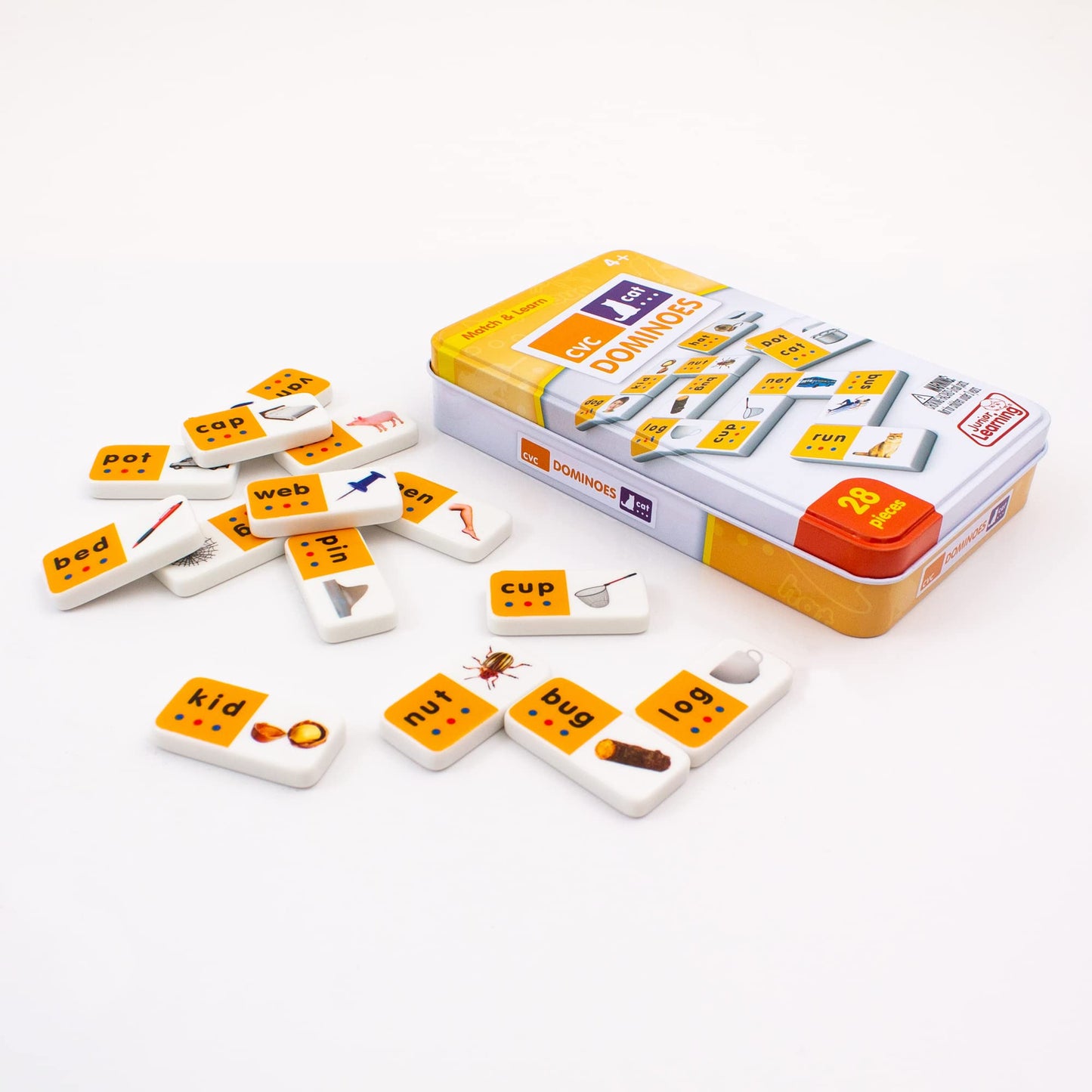 Junior Learning CVC Match & Learn Dominoes