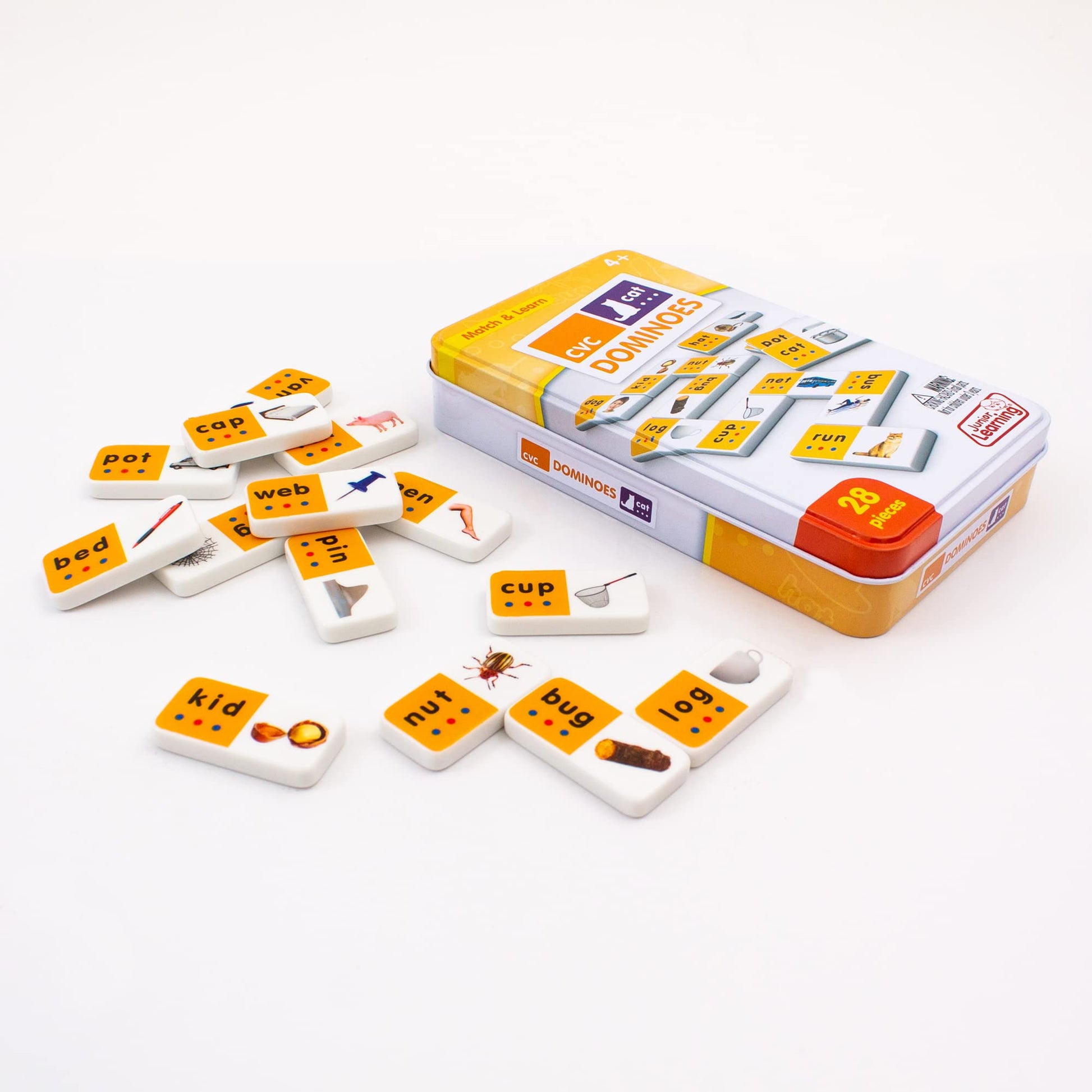 Junior Learning CVC Match & Learn Dominoes