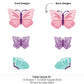 Big Dot of Happiness Beautiful Butterfly - Floral Baby Shower or Birthday Centerpiece Sticks - Table Toppers - Set of 15