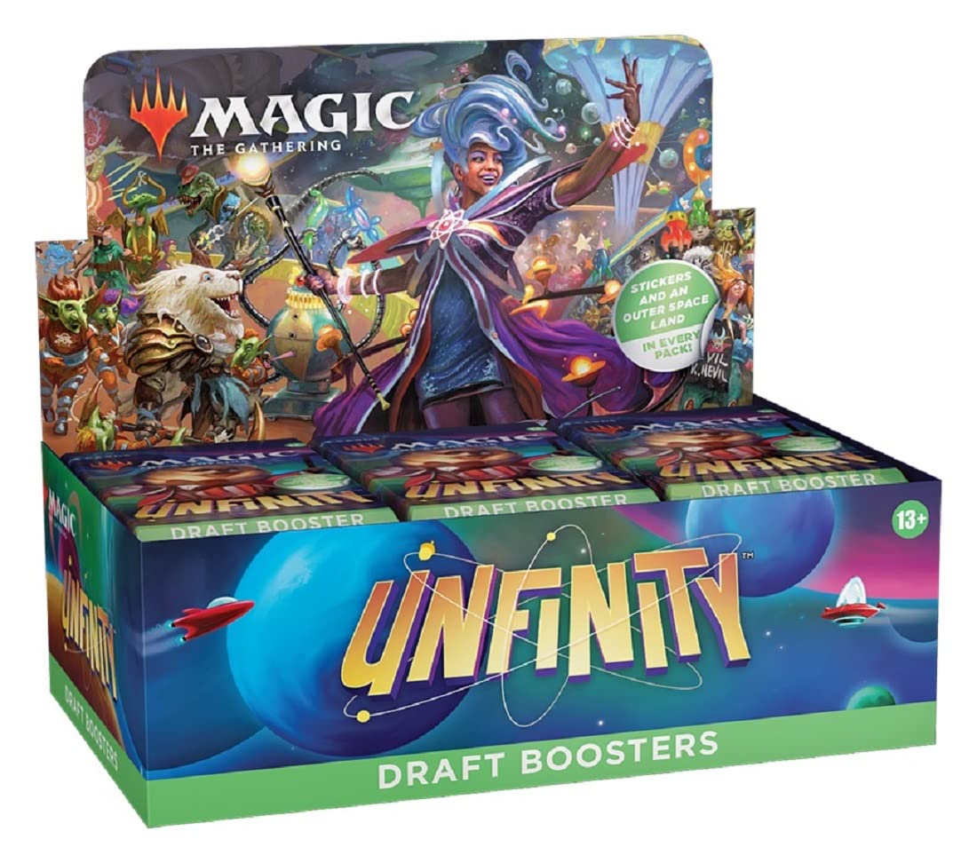 Wizards of The Coast Magic: The Gathering Unfinity Draft Booster Box | 36 Packs + Box Topper (505 Magic Cards)