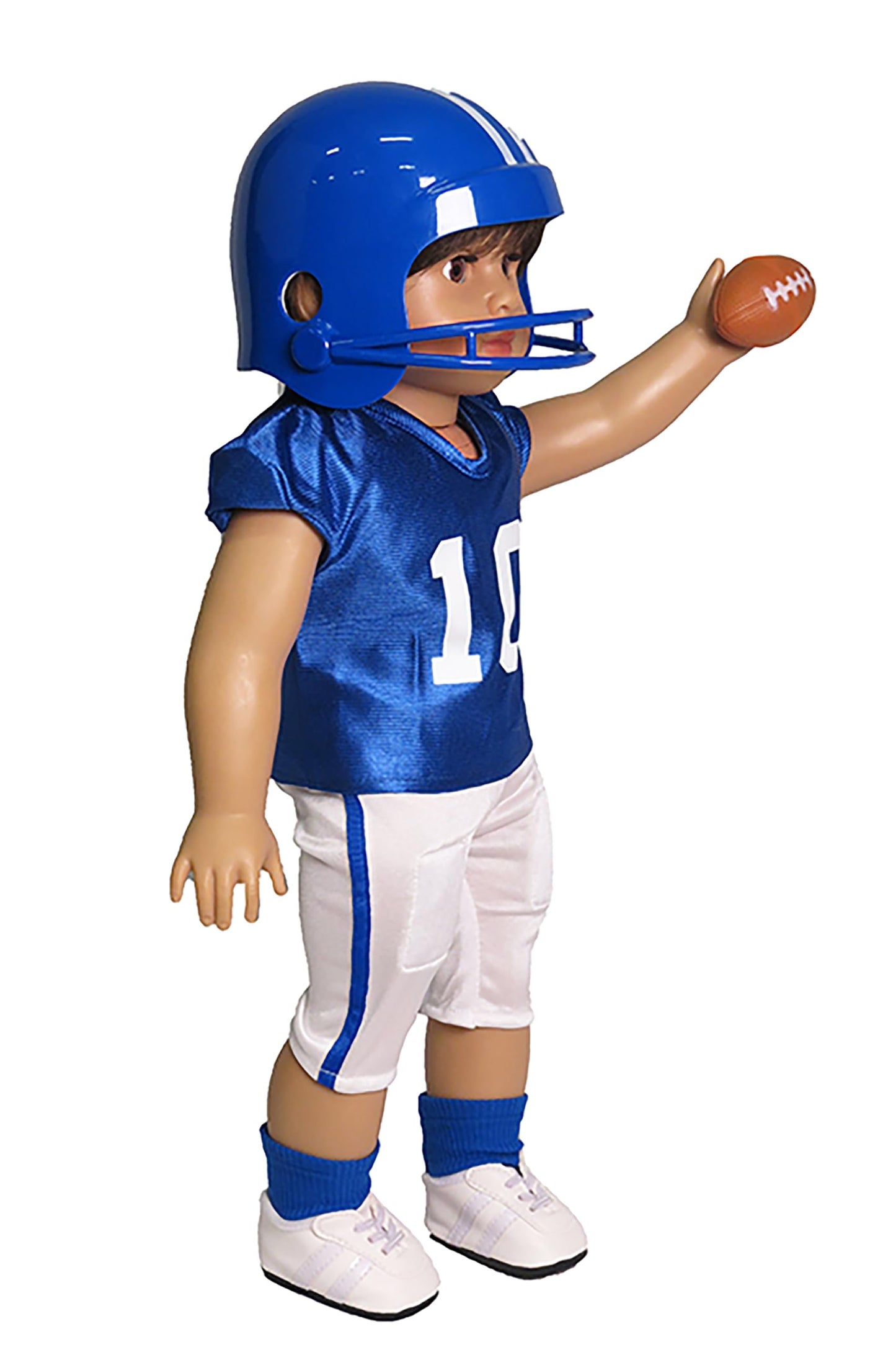 Blue Football Uniform 6pc for 18-Inch Dolls | Premium Quality & Trendy Design | Dolls Clothes