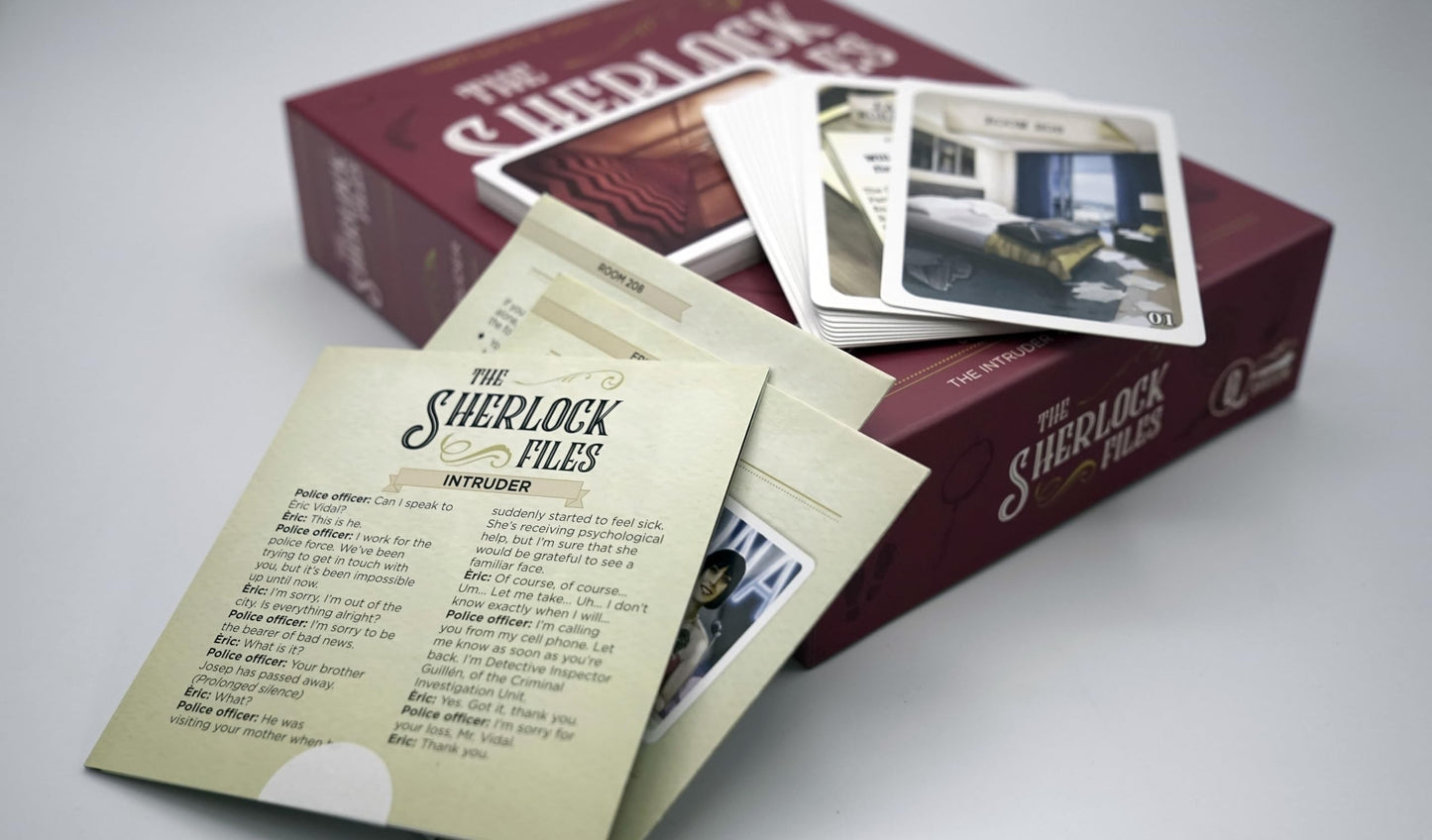 Indie Boards & Cards Sherlock Files: Sinister Secrets, Cooperative Modern Detective Games, 1 to 8 Players, Ages 14+