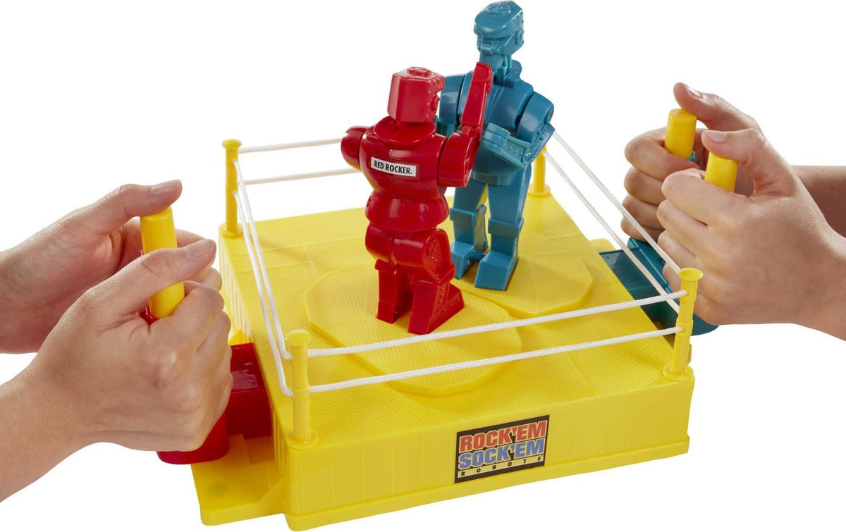 Mattel Games Rock 'Em Sock Em Robots: You Control the Battle of the Robots in a Boxing Ring!