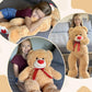 MaoGoLan Giant Teddy Bear 36" Stuffed Animal - Red Heart Footprints Big Teddy Bear Plush for Valentines Gift,Anniversary,Long Distance