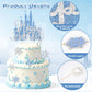 2Pcs Frozen Cake Toppers for Princess Winter Wonderland Theme Party Decor