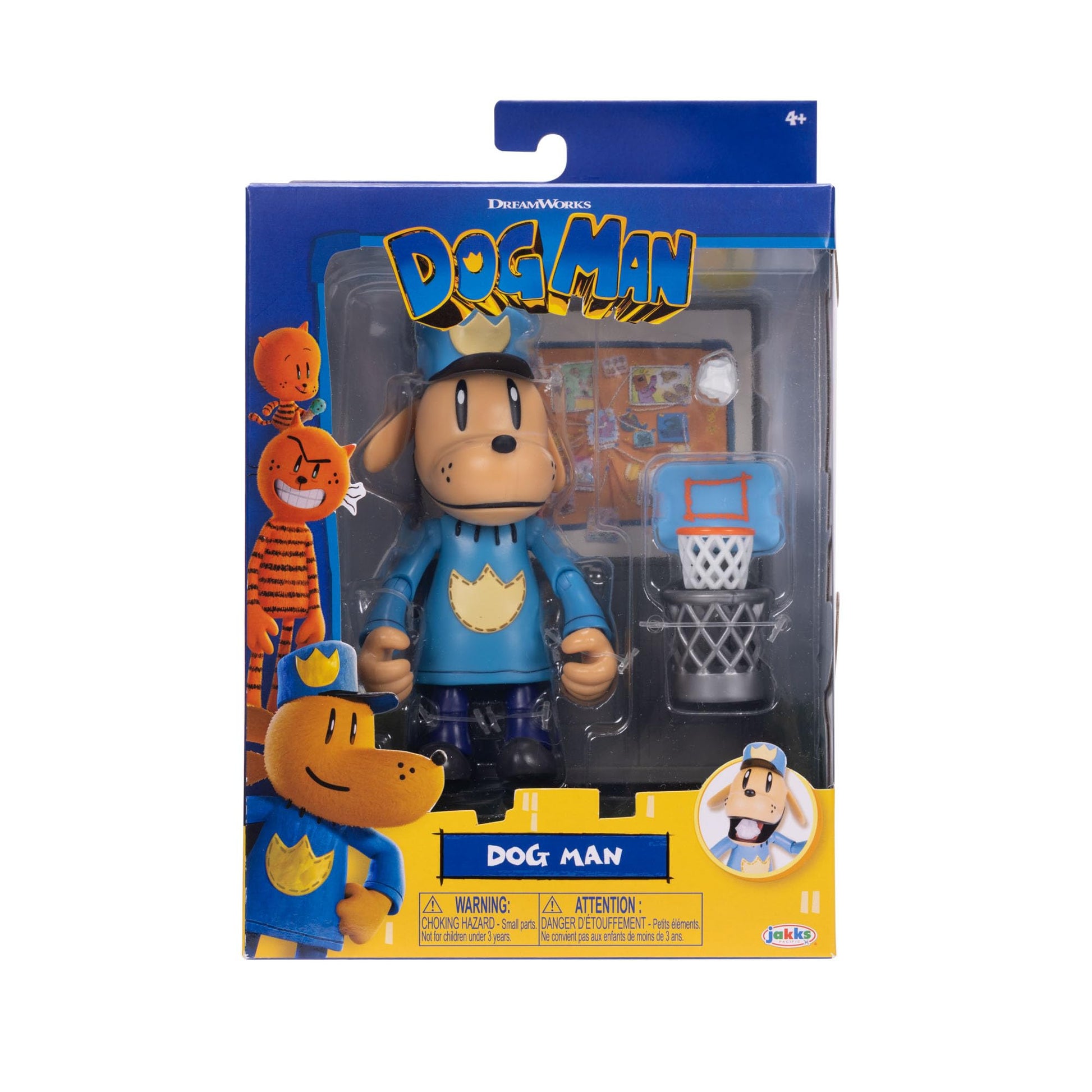 JAKKS Dog Man 5" Action Figure Dog Man from Pacific's Wave #3 Figures