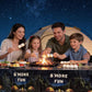 3Pcs Plastic Waterproof Rectangular Disposable Campfire Camping Tablecloths 87x52 inch,Hosting Party Essentials for Birthday Baby Shower,S’Mores