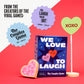 DSS Games We Love to Laugh [Couples Game for 2 Players | Hilarious Relationship Card Game for Date Night, Anniversaries, Game Night | Couples Gift