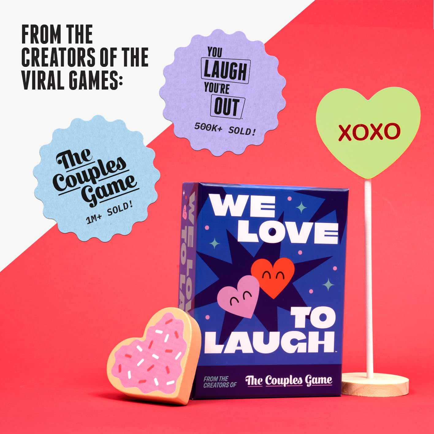 DSS Games We Love to Laugh [Couples Game for 2 Players | Hilarious Relationship Card Game for Date Night, Anniversaries, Game Night | Couples Gift