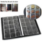 CenterZ 150 Pockets Coin Album, Penny Collecting Book, Souvenir Coins Collection Holder, Ideal for Pressed Pennies Passport, Hobby Coin Collector