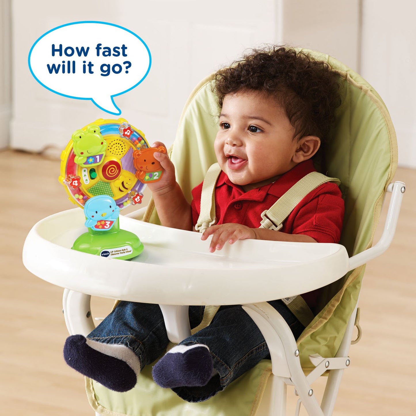 VTech Baby Lil' Critters Spin and Discover Ferris Wheel, Green