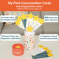 TALK & BOND Family Conversation Starter for Kids Ages 3-6 | 300 Questions + 180 Follow-Ups | Screen-Free Social Emotional Learning (SEL) Game