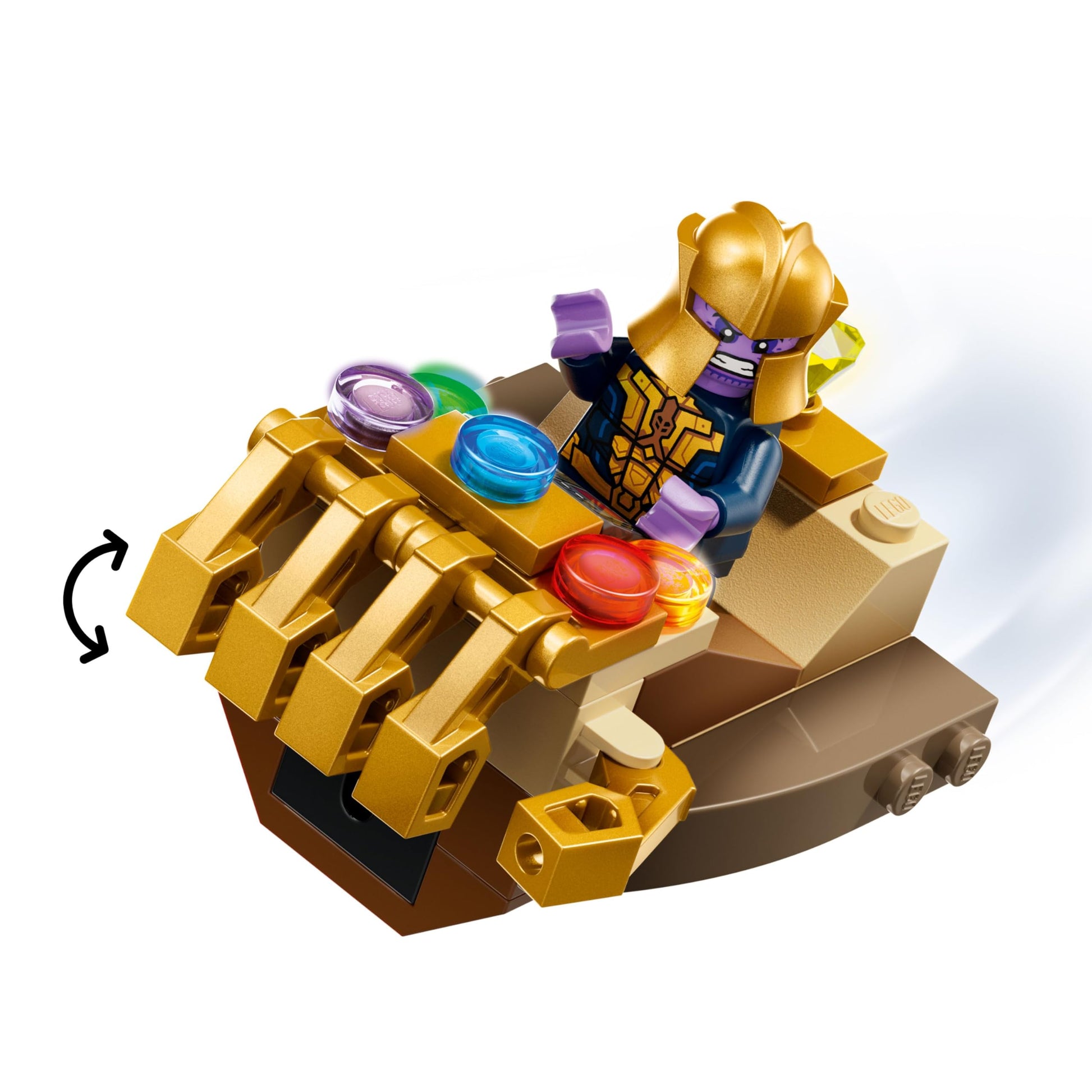 LEGO Marvel Captain America vs. Thanos Building Toy - Pretend Play Set for Boys & Girls, Ages 4+ - Kids Building Blocks W/ 2 Super Hero Toy