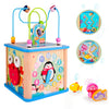 rolimate Wooden Activity Cube Best Christmas Gifts for 3 Year Old and Up Boy Girl Shape Sorter Activity Center for Baby Kid Toddler Preschool Learning