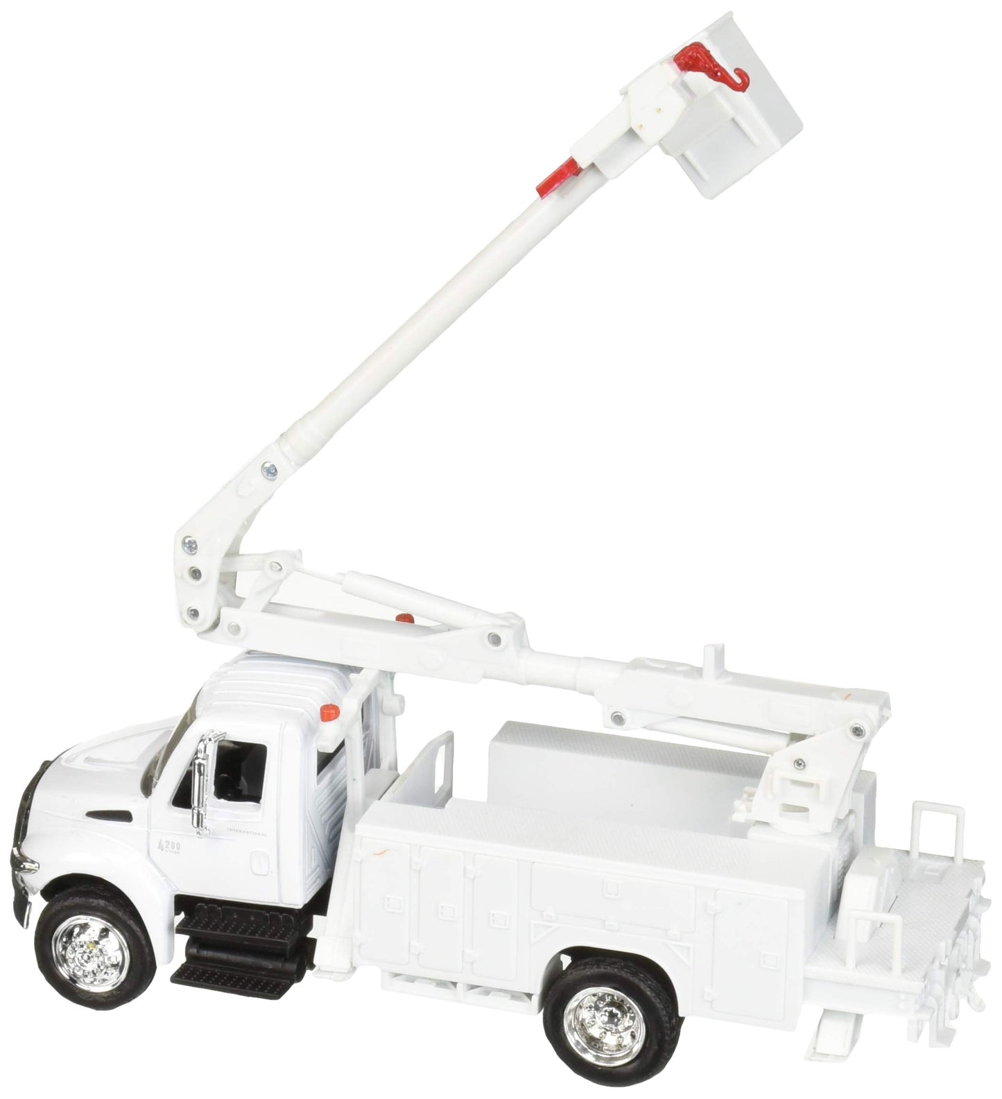 International 4200 Line Maintenance Service Truck White Long Haul Trucker Series 1/43 Diecast Model by New Ray